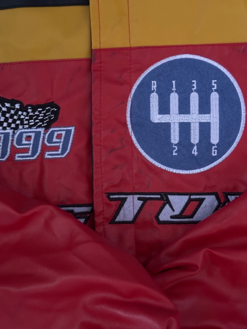 Fashion Nova Red First Place Bomber Jacket - Picture 2 of 4